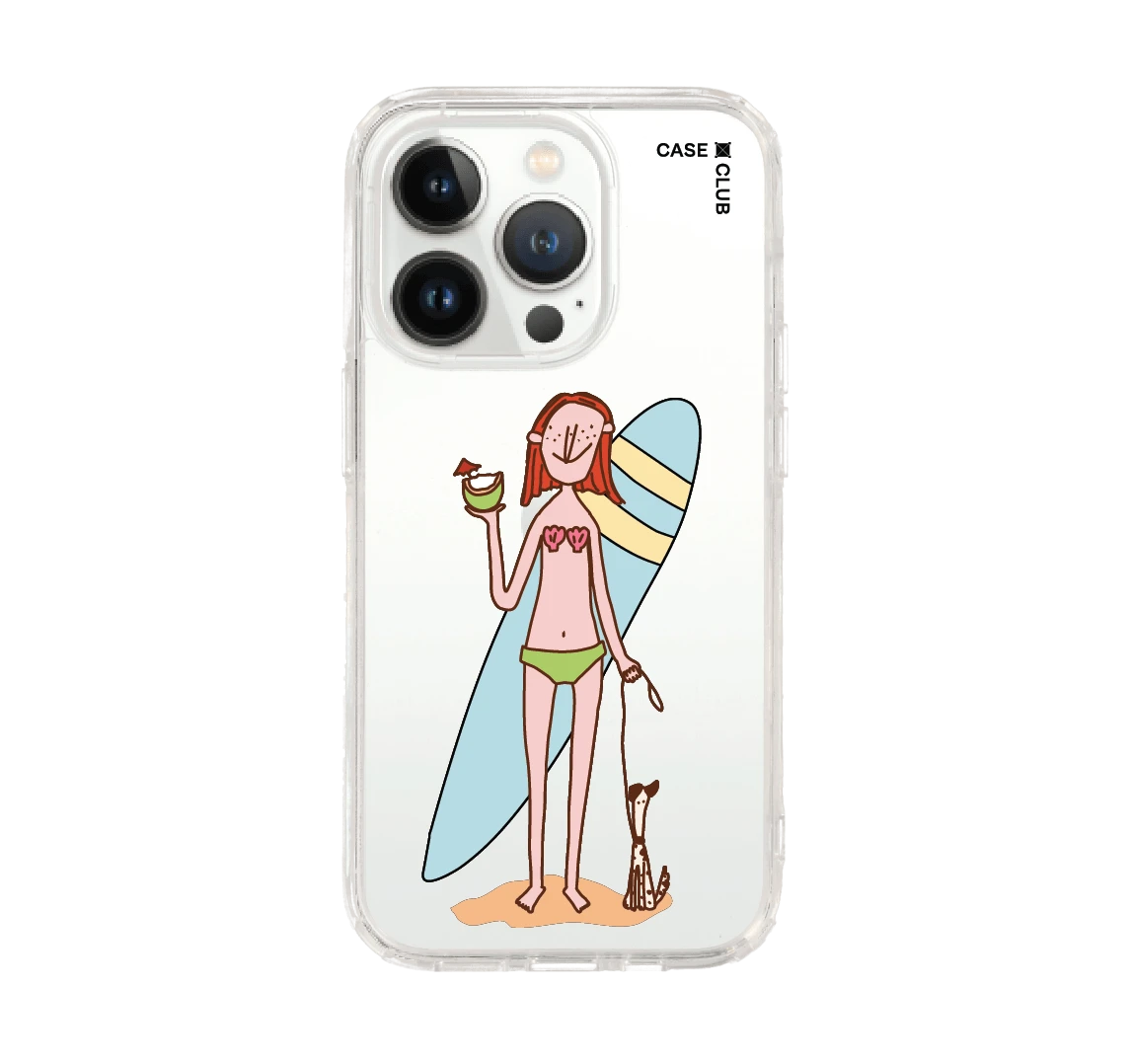 เคสใส iphone 14 pro คุณแม่เที่ยวทะเล